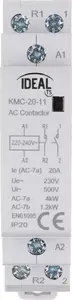 Moduļu kontaktors IDEAL KMC-20-11 — 20 A, 230 V AC