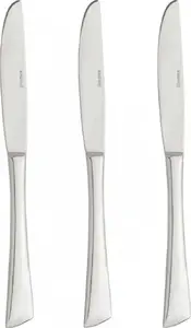 Dinner Knife Set KingHoff KH-1339, 3-piece stainless steel, polished finish