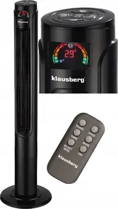 Напольный колонный вентилятор Klausberg KB-7720 с пультом, 55 Вт