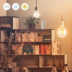 Smart LED Bulb Wiz G125 White Clear E27 Dimmable 6.5W (equiv. 60W)