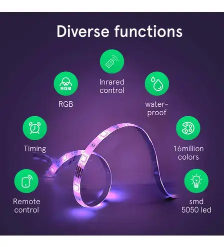Nous световая лента 10 м Wi‑Fi 24 Вт Photo 2