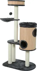 Cat scratching post ZOLUX BAMBOO 155 cm, 4 columns, grey