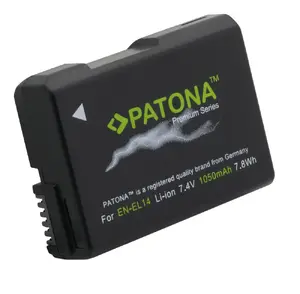 Аккумулятор для фото/видеокамеры PATONA 1197 Lithium‑Ion 1050 мAh, перезаряжаемый