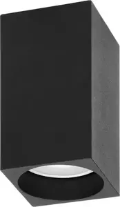 Griestu lampa ORNO BARBRA DLS GU10 maks 50W IP20 kvadrātiska melna alumīnijs AD-OD-6142BGU10