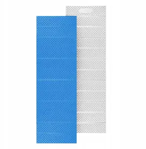Folding Camping Mat Nils Extreme NC17103 with Aluminum Foil Layer and XPE 195 cm — Blue