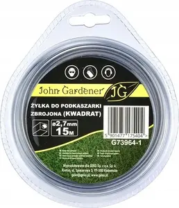 Trimmer Line GEKO G73964-1 reinforced square 2.7mm x 15m for brushcutters