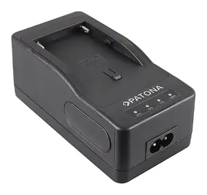 Battery Charger PATONA 01918 for Sony Digital Camera Batteries, AC, 100–240V, 12.6W, Black