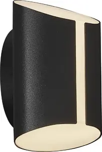 Wall Light Nordlux Grip Smart Surfaced Cylinder 1× bulb IP54 Black
