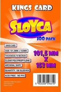Card Sleeves NEO tools Kings Card 101.5 x 153 mm (100 pcs) — protective sleeves for trading cards