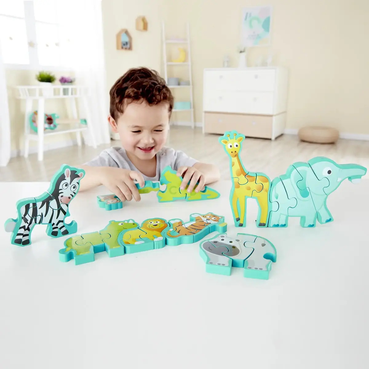 Hape Alphabet & Animal Parade 26-piece puzzle Photo 2
