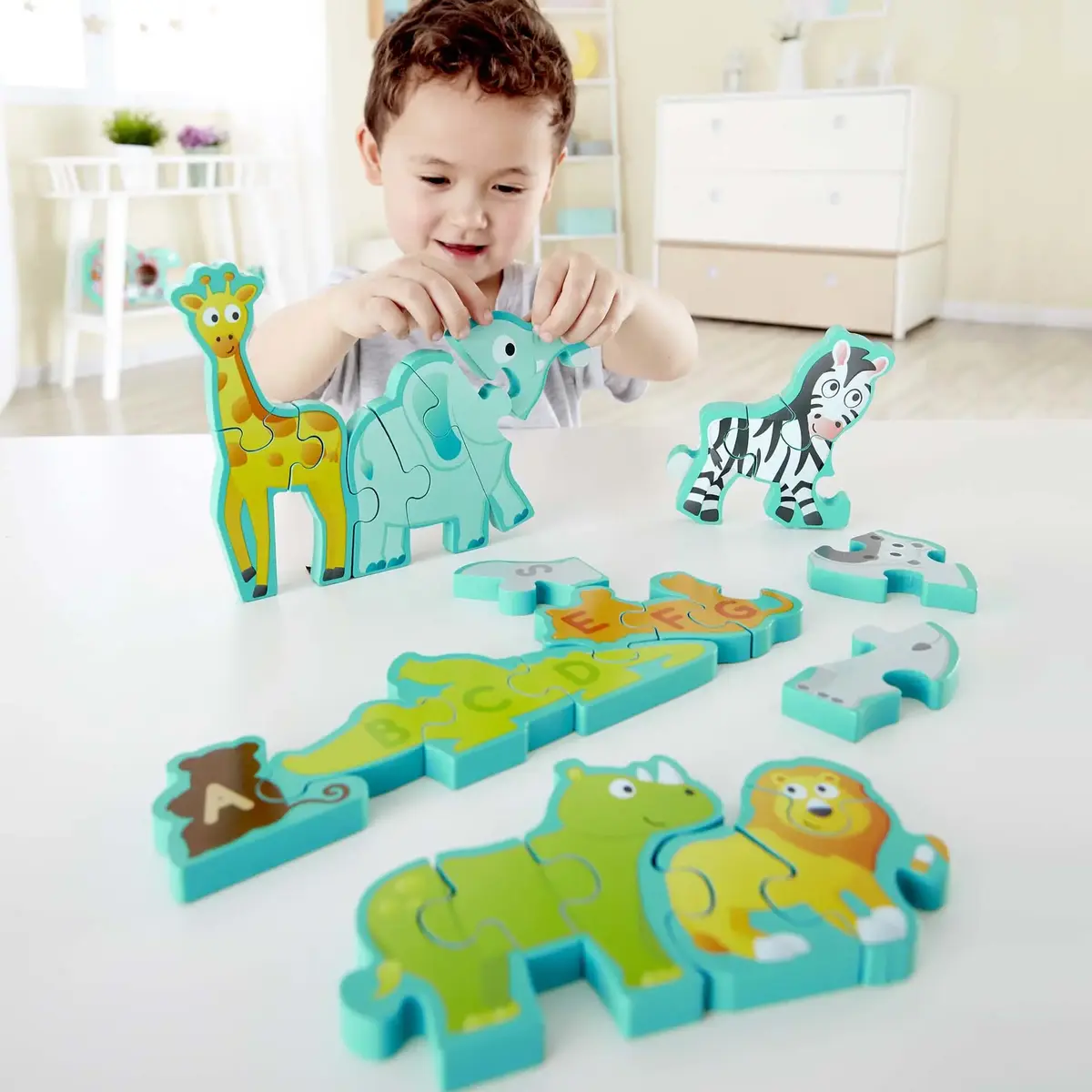 Hape Alphabet & Animal Parade 26-piece puzzle Photo 3