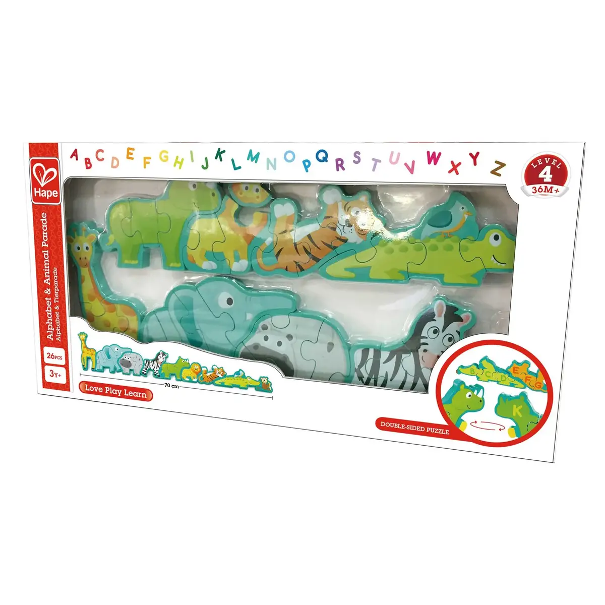 Hape Alphabet & Animal Parade 26-piece puzzle Photo 6