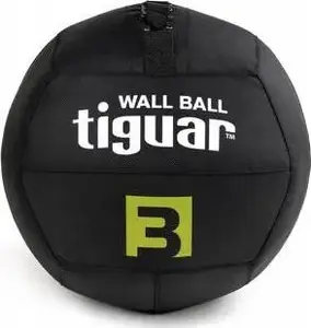 Wall ball Tiguar 3 kg medicīnas bumba dinamiskai mešanai un funkcionālai treniņam