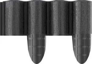 Garden edging Cellfast Palisada ECO 2.4 m anthracite – flexible border strip for beds and lawns
