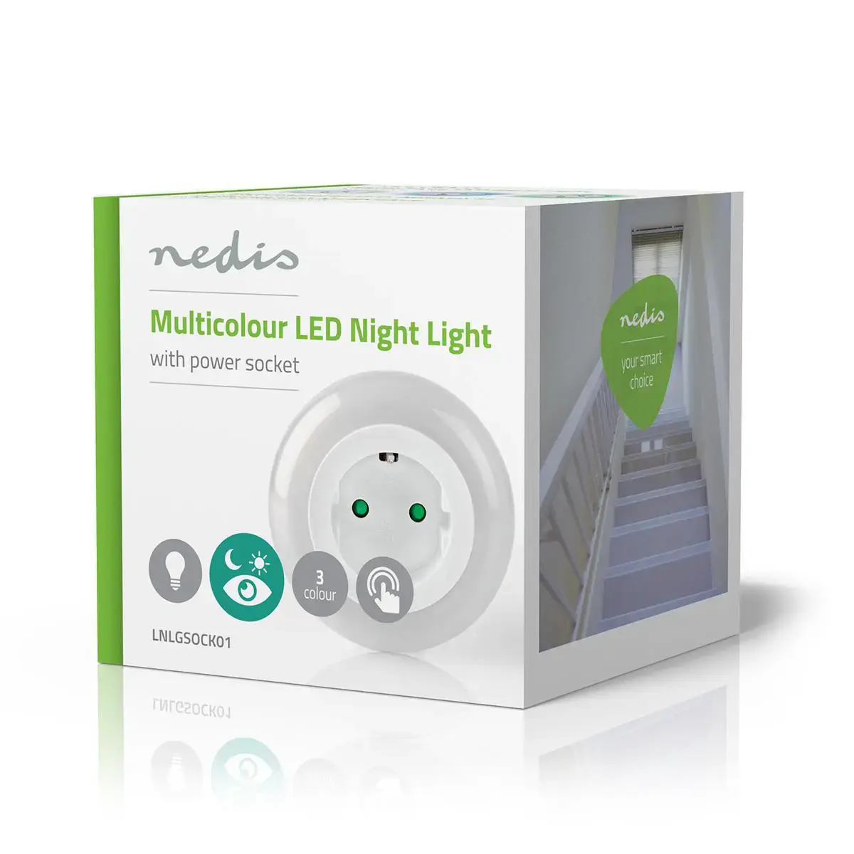 Nedis LNLGSOCK01 plug-in LED night-light Photo 10
