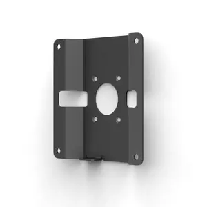 VESA wall mount bracket with security slot, Maclocks M1-201M, black, universal compatibility, wall mounting