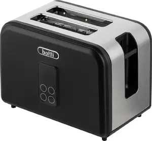 Toaster Botti Electronic Luiz black — Botti compact electric toaster, 2-slice