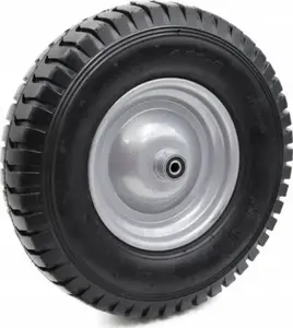 Pneumatic Wheel UN, inflatable wheel with axle Ø12 mm, size 4.00-8, 8PR, rim type F.M.Ł.K (single piece)