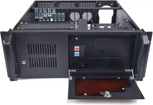 Server chassis EUROCASE 19" 4U black rackmount enclosure model 4U-450