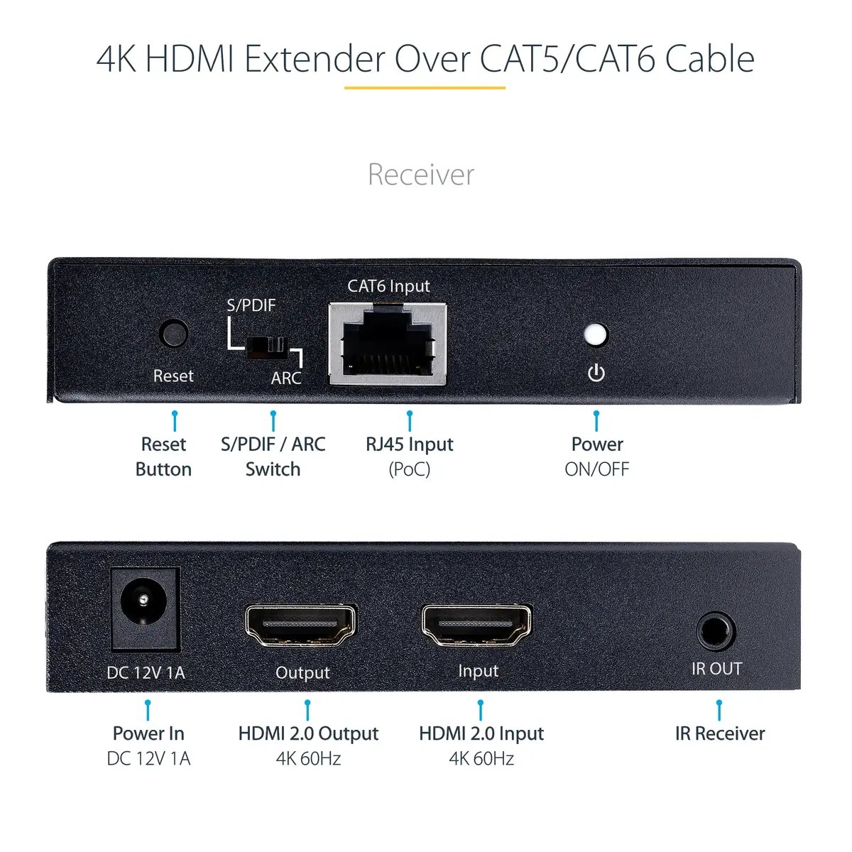 AV-передатчик и приёмник StarTech.com 4K70IC-EXTEND-HDMI Photo 12
