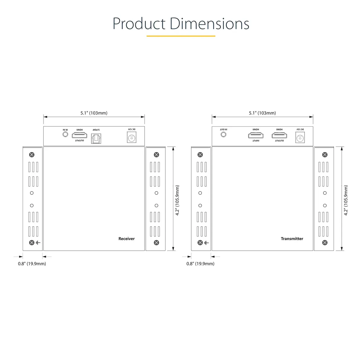 AV-передатчик и приёмник StarTech.com 4K70IC-EXTEND-HDMI Photo 17