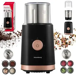 Electric Spice and Coffee Grinder Klausberg KB-7992 — compact electric grinder for spices, coffee beans and dry ingredients