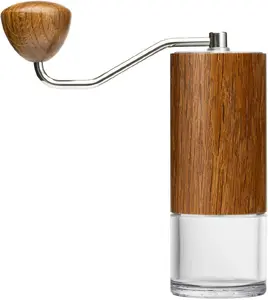 Manual Coffee Grinder COMANDANTE C40 MK4 Vintage Oak Classic — hand grinder, precision steel burrs