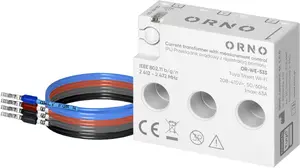 Three-phase current transformer with measurement logging ORNO OR-WE-533, max 440V / 63A, Tuya Smart Wi‑Fi
