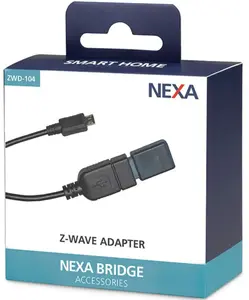Z-Wave Plus adapter NEXA ZWD-104 for Bridge 3, Raspberry Pi and Home Assistant