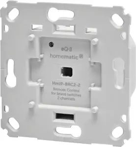 Electrical switch accessory eQ-3 Homematic IP 161839A0, white, 71×71×37 mm