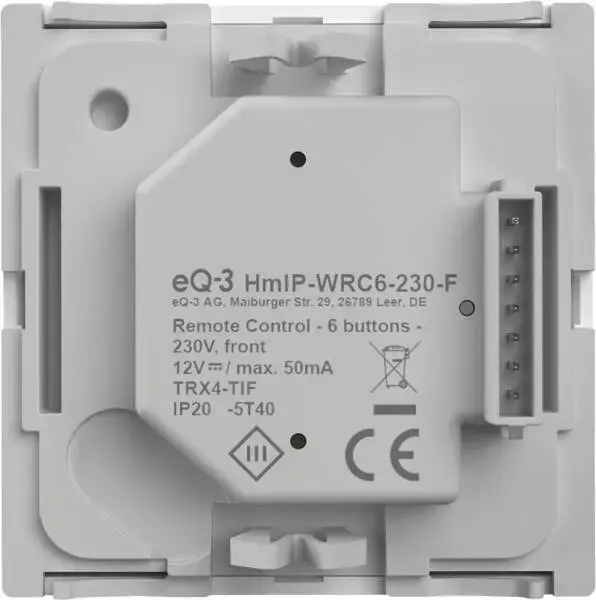 eQ-3 Homematic IP Wandtaster 6-button wall switch Photo 4
