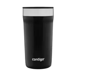 Ceļojumu termokrūze Contigo Streeterville Tumbler Licorice 460 ml, izolēta nenoplūstoša dzeramā krūze
