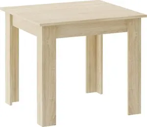 Table LEOBERT NP 80x80 Oak Sonoma — dining/utility table, 80×80 cm tabletop