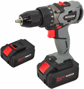 Cordless Drill-Driver Hoozar CD60BL-M2 18 V with 2 x 4 Ah Batteries