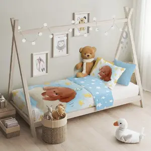 Детское постельное бельё estilex 100 x 135 см — Cuddles Piesek 014
