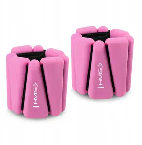 Ankle and Wrist Weights HMS SNK01 Pink — silicone exercise weights for ankles and wrists
