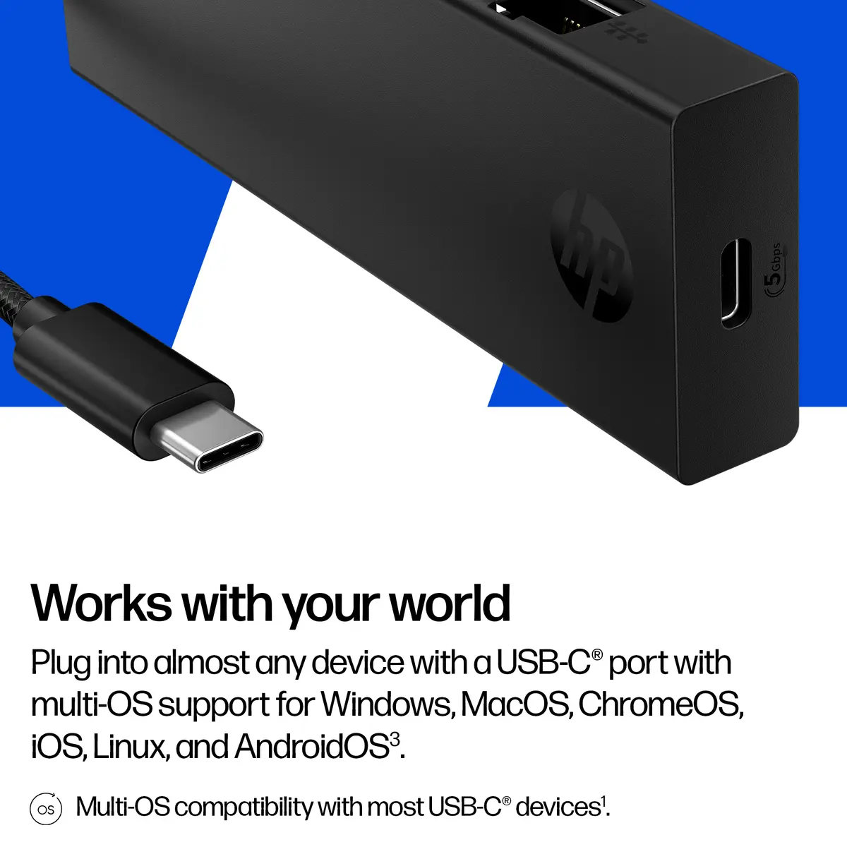 HP Pārnēsājams USB-C centrmezgls Photo 11