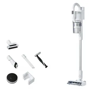 Stick vacuum Nilfisk S1 Allergy — Battery, HEPA14 filtration, 0.8 L bagless, 550 W, White