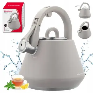 Stovetop Whistling Kettle Klausberg KB-7949 2.5 L Stainless Steel, Gray