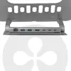 CLUB3D Adjustable Aluminium Laptop Stand with USB-C Hub Photo 8