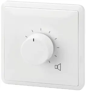 Ротационный регулятор громкости Monacor ATT-306PEU 6 Вт, белый, 80×67×80 мм