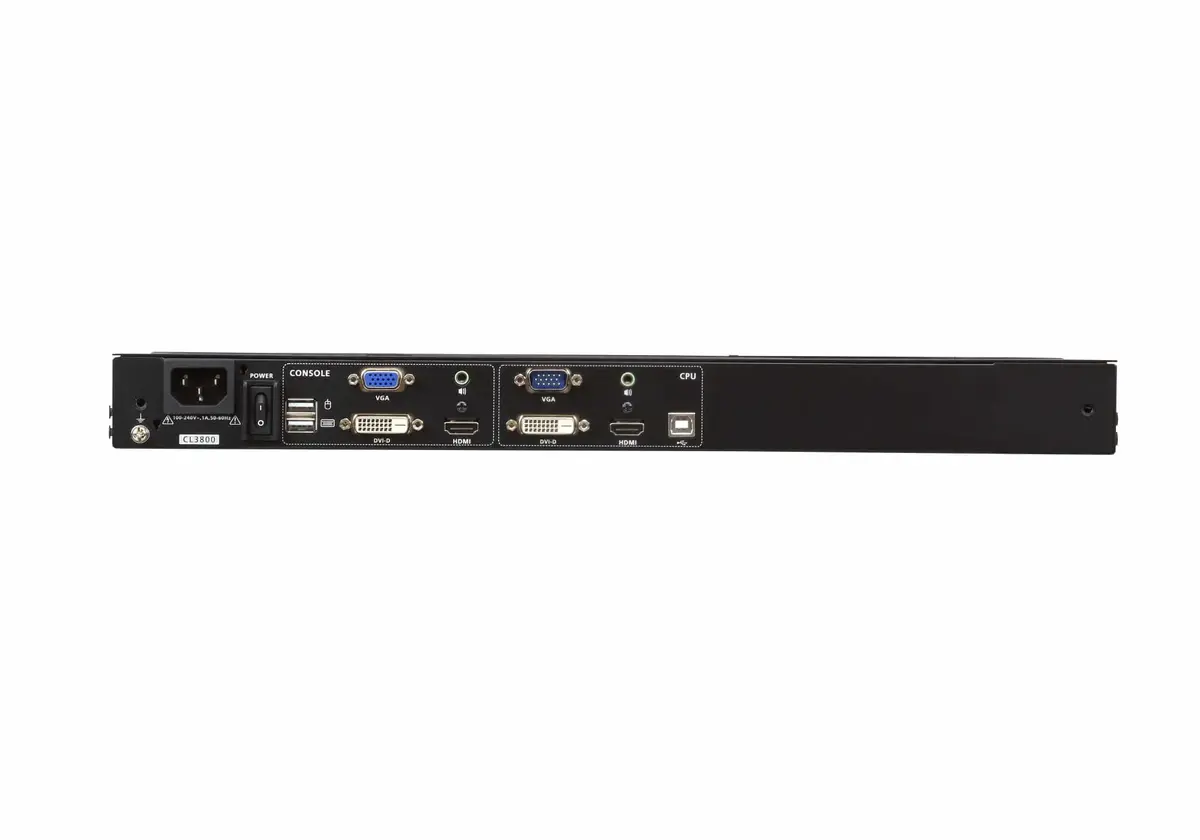 ATEN 18.5" Dual Rail rack console Photo 6