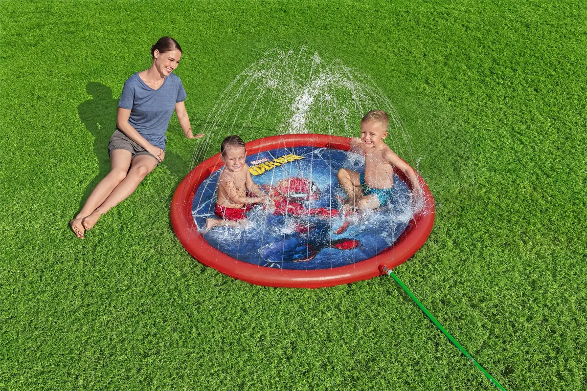 Bestway Spider-Man Splash Pad piepūšamais spēļu paklājs Photo 12