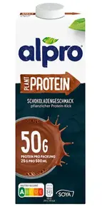 Sojas dzēriens Alpro Protein Drink 1 L Kakao — 5 g olbaltumvielu uz 100 ml