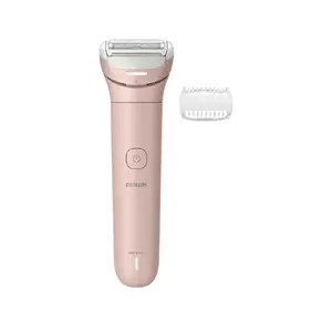 Электробритва для женщин Philips BRL129/00 — безпроводная, влажная/сухая, 1 фольговая головка, встроенный LiPo аккумулятор, розовая