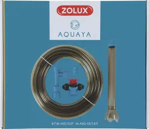 Аквариумный сифон ZOLUX Syfon in & out с подключением к крану, шланг 1,6 см x 750 см