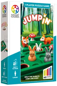 Galda spēle Smart Games Jump'in — loģiskā puzle 1 spēlētājam, 7+, daudzkrāsaina