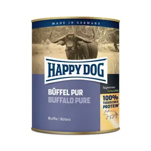 Suņu barība happy dog Büffel Pur Buffalo Adult — kārbas 800 g, pieaugušiem suņiem, bez mākslīgām krāsvielām
