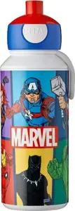 Детская бутылка для воды Mepal pop-up Campus 400 мл — дизайн Avengers