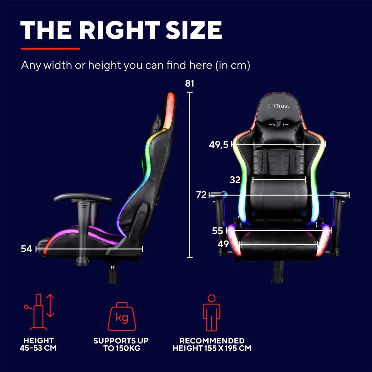TRUST GXT 716 Rizza gaming chair Photo 8